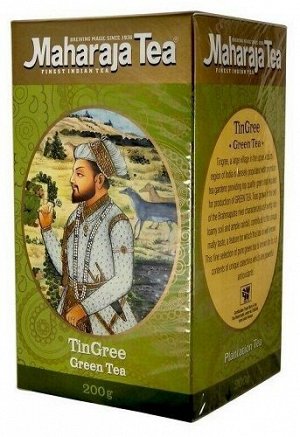 Чай зеленый листовой Assam TinGree Maharaja Tea 200 гр.