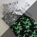 Комплекты постельного белья из поплина неон Гарри Поттер Неон Хогвартс