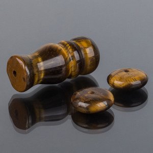 Бусины для четок из Тигрового глаза (комплект)