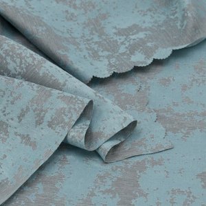 Портьерная ткань на отрез 150 см Мрамор 10 цвет мята