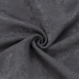 Портьерная ткань на отрез 150 см Мрамор 15 цвет мокрый асфальт