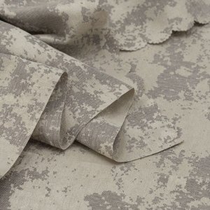 Портьерная ткань на отрез 150 см Мрамор 7 цвет пыльно-бежевый