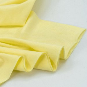 Ткань на отрез кулирка М-2013 цвет светло-желтый