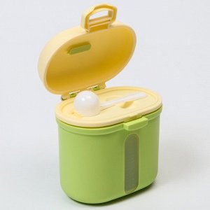 УЦЕНКА Контейнер для хранения детского питания «Корона», 360 гр., цвет зеленый