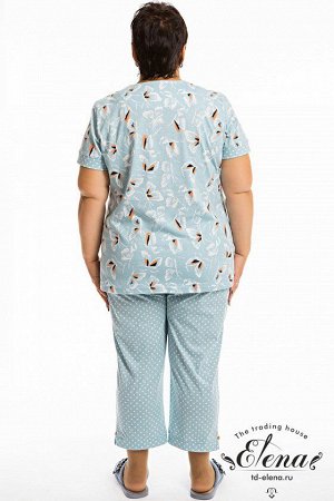 Пижама (футболка+капри) 321163а