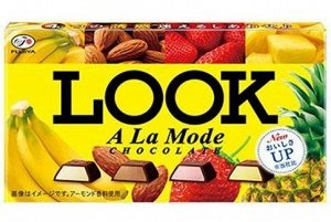 FUJIYA Шоколадная коллекция "Look" ассорти из 4 вкусов,с фрукт.начинкой 44г 16 бл*10 Арт-61280/64783