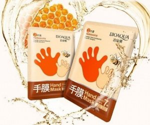 Питательная маска - перчатки для рук с медом
