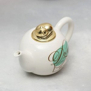 Чайник «Дома даже чай вкуснее», 350 мл