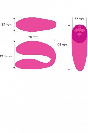 Вибратор We-Vibe Chorus для пар, розовый
