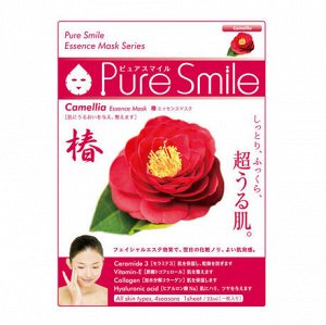 042204 "Pure Smile" "Essence mask" Увлажняющая маска для лица с эссенцией цветов камелии 23 мл. 1/600