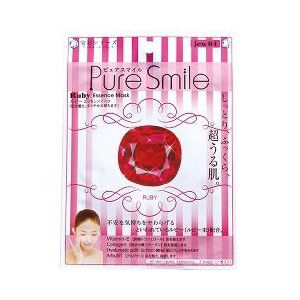 033516 "Pure Smile" "Luxury" Энергетическая маска для лица с микрочастицами рубина 23мл 1/600