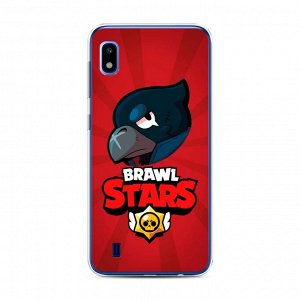 Силиконовый чехол Crow Brawl Stars на Samsung Galaxy A10