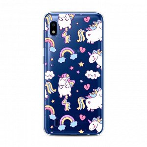 Силиконовый чехол Sweet unicorns dreams на Samsung Galaxy A10