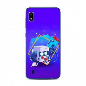 Силиконовый чехол 8-bit Brawl Stars на Samsung Galaxy A10