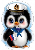 Украшение на скотче &quot;Пингвин - моряк&quot;