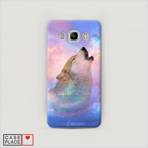 Пластиковый чехол Мечта волка на Samsung Galaxy J7 2016