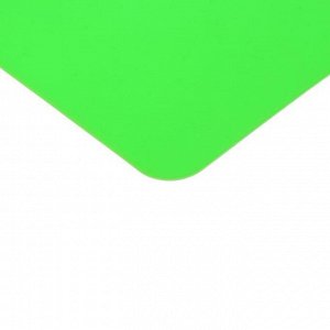 Доска для лепки пластиковая А4 Calligrata "Яркое творчество", неон зелёный