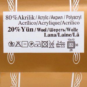 Пряжа "Angora Gold" 20%шерсть, 80%акрил 550м/100гр (542 кора)