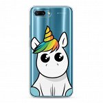 Силиконовый чехол Глазастый единорог на Honor 10