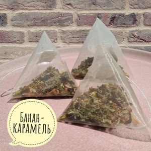 Чай Tea Point "Банан-карамель", 50 пирамидок