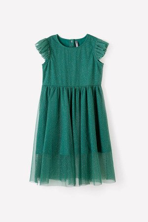 Платье(Осень-Зима)+girls (темно-зеленый)