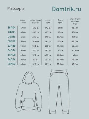 DOMTRIK Костюм детский футер начес 3-х нитка пенье &quot;Бейби Стайл&quot; шоколад
