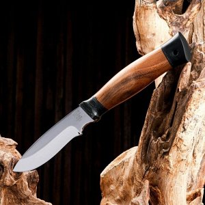 Нож охотничий «Ратник» Н31, ст. ЭИ107, рукоять текстолит, орех, 23 см