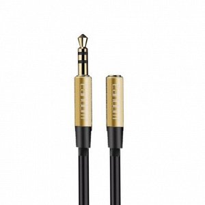 Аудио-кабель удлинитель Earldom AUX34, AUX, 1 м, Черный