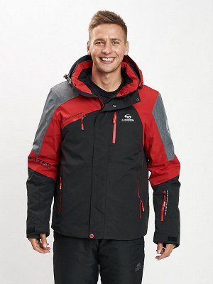 Горнолыжная куртка мужская красного цвета 77013Kr