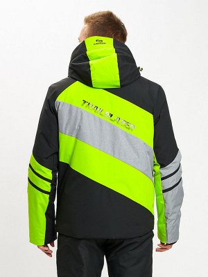 Горнолыжная куртка мужская зеленого цвета 77022Z