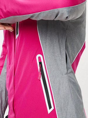 Горнолыжная куртка женская розового цвета 77034R