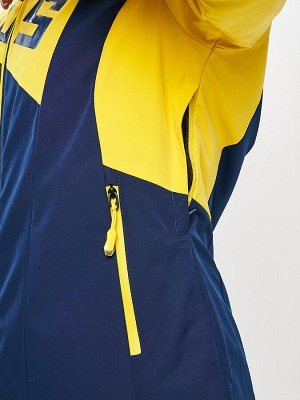Горнолыжная куртка женская темно-синего цвета 77030TS