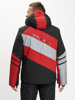 Горнолыжная куртка мужская красного цвета 77022Kr
