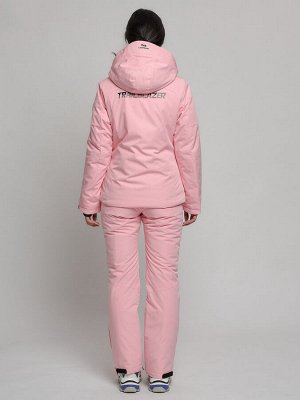 Горнолыжный костюм женский розового цвета 77039R
