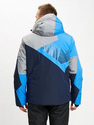Горнолыжная куртка мужская синего цвета 77019S