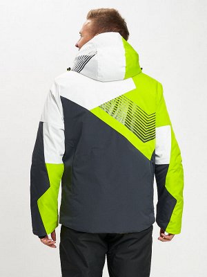 Горнолыжная куртка мужская зеленого цвета 77019Z