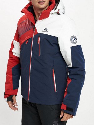 Горнолыжная куртка мужская красного цвета 77019Kr
