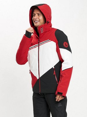 Горнолыжная куртка мужская красного цвета 77016Kr