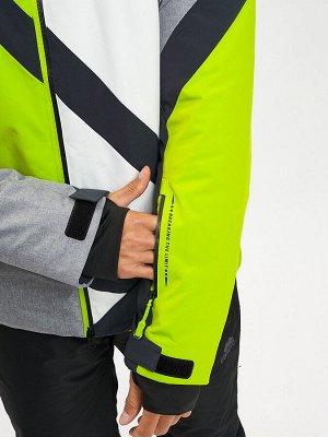 Горнолыжная куртка мужская зеленого цвета 77015Z