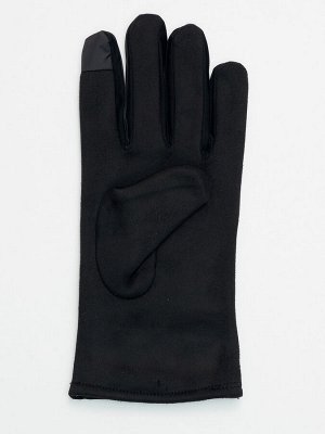 Классические перчатки зимние мужские черного цвета 603Ch