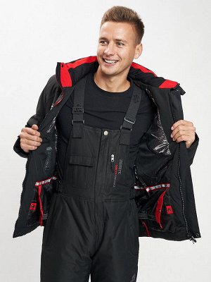 Горнолыжная куртка мужская черного цвета 77010Ch