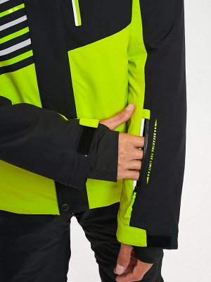 Горнолыжная куртка мужская зеленого цвета 77012Z