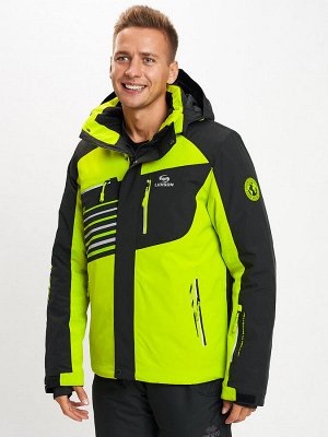 Горнолыжная куртка мужская зеленого цвета 77012Z