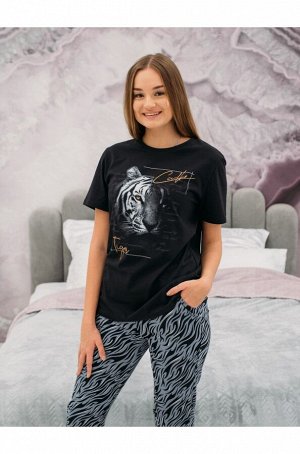 Пижама женская Тигр-2 (брюки) распродажа