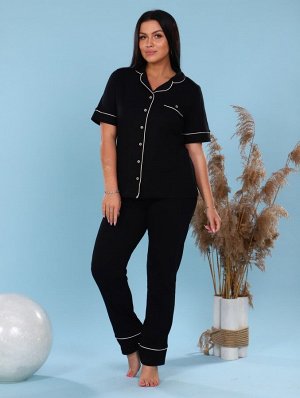 Пижама женская VL-637 черная распродажа