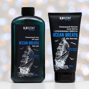 Vilsen Подарочный набор H2ORIZONT OCEAN BREATH муж (гель для душа 250мл + бальзам после бритья 250мл)