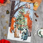 Новогоднее полотенце &quot;Этель&quot; New year forest 40х73см, 100% хл, саржа 190 гр/м2