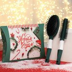 Подарочный набор «Новый год - Фея», 2 предмета: брашинг, массажная расчёска