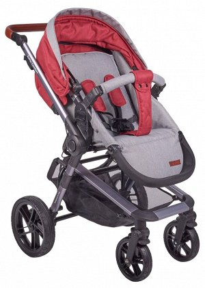 Коляска модульная 2в1 Zuma Duo Comfort ZDC-11 Рубиновый