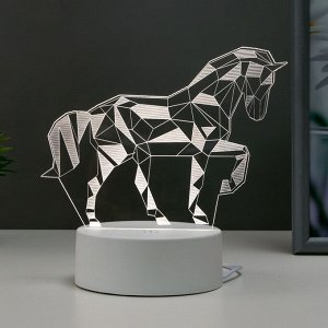 RISALUX Светильник сенсорный &quot;Лошадь&quot; LED 3 цвета от USB